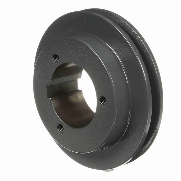 1 Groove Cast Iron Bushed Bore Multiple Sheave, 1P3V47